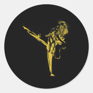 Adesivo Karate Japonês - Lion Fighter