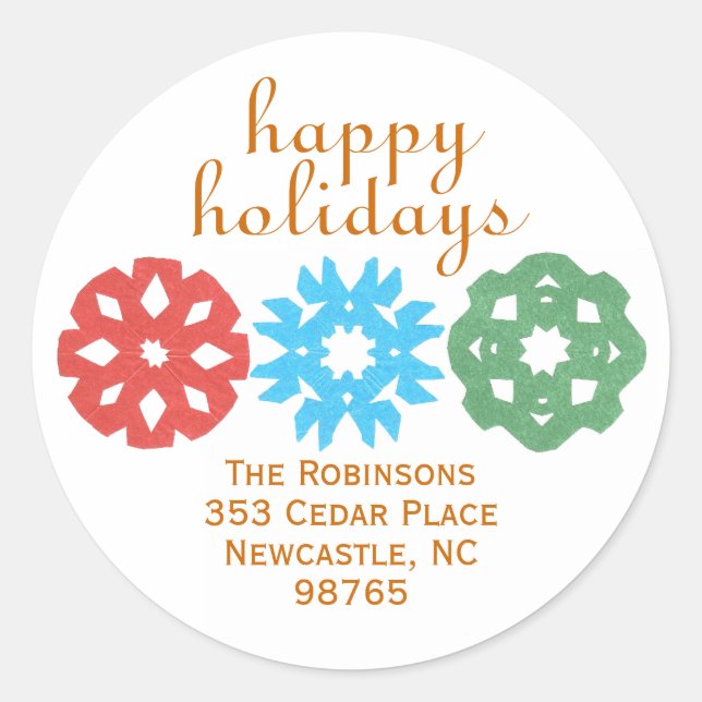 Adesivo Karate Kat return-address label (Frente)