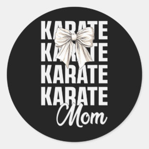 Adesivo Karate Mãe Coquette Arco Fofo Arte Marcial Lover K