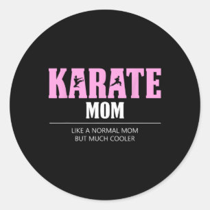 Adesivo Karate Mãe Engraçado Cooler