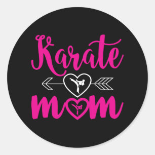 Adesivo Karate Mama Funny Orud Karate Mãe