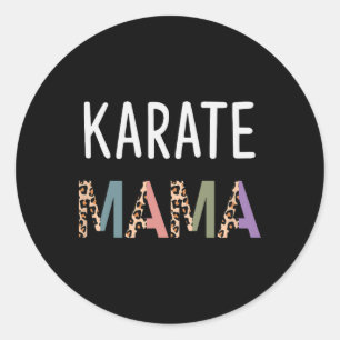 Adesivo Karate Mama Martial Art Women Gift - Karate engraç