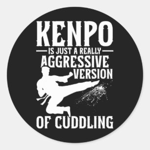 Adesivo Karate Martial Arts Rapariga Lady Kenpo.