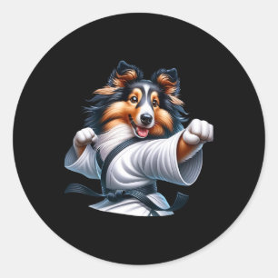 Adesivo Karate Shetland Sheepdog Amantes de os animais de 