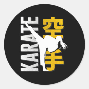 Adesivo Karate Shirts Artes Marciais - Raparigas