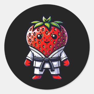 Adesivo Karate Strawberry, Design para o amor pelas artes