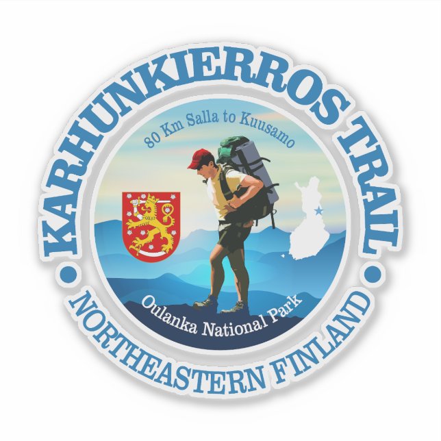 Adesivo Karhunkierros Trail (C) (Frente)