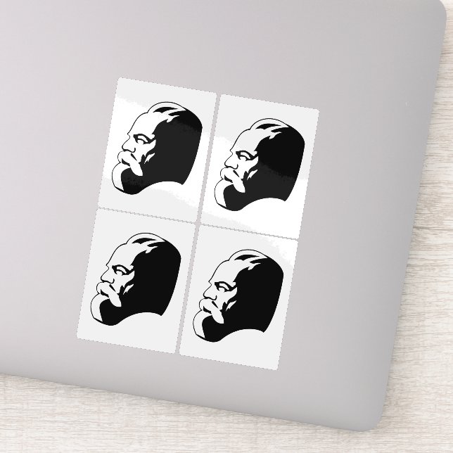 Adesivo Karl Marx, Communism, Socialism, Soviet Union (Detalhe)