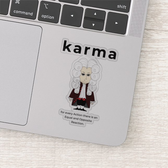 Adesivo Karma. (Detalhe)