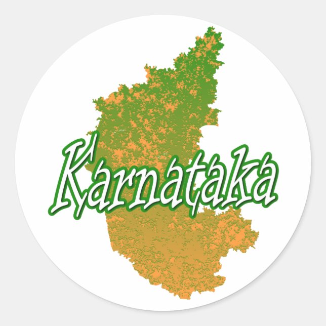 Adesivo Karnataka (Frente)