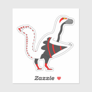Adesivo Karura o Pássaro Pré-Histórico Archeopteryx Dino