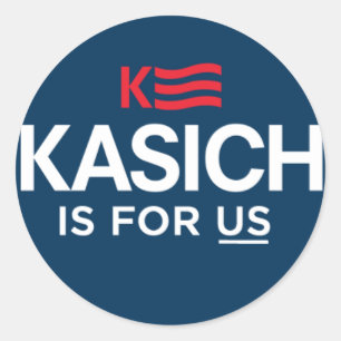 Adesivo Kasich é para o logotipo dos EUA