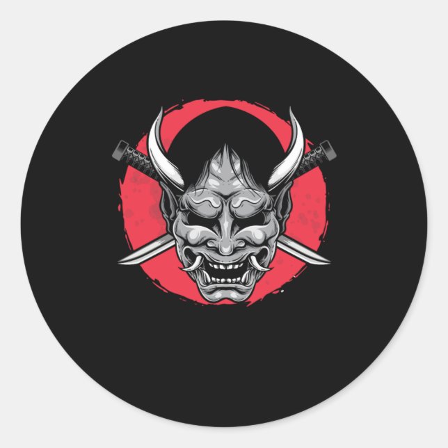 Adesivo Katana Japan Swords Japanese Art Ninja Samurai Gif (Frente)