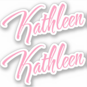 Adesivo Kathleen Decorative Name (Nome decorativo da Kathl