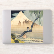 Katsushika Hokusai - Menino Vendo o Monte Fuji