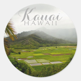 Adesivo Kauai, cena paisagística do Havaí