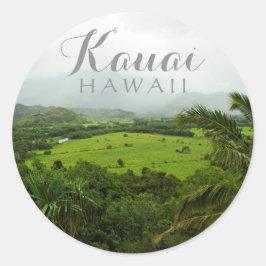 Adesivo Kauai, cena paisagística do Havaí