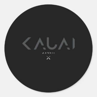Adesivo Kauai Hawaii Tonal Type