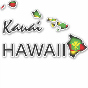 ADESIVO KAUAI - ILHAS KANAKA MAOLI HAWAII BLINDADAS