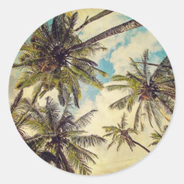 Adesivo Kauai Vintage Palm Trees Sticker