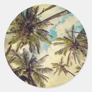 Adesivo Kauai Vintage Palm Trees Sticker