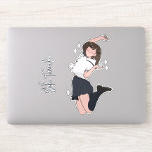 Kawai Jumping Girl personalizável