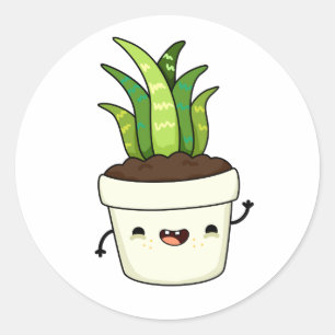 Adesivo Kawaii Aloe Vera