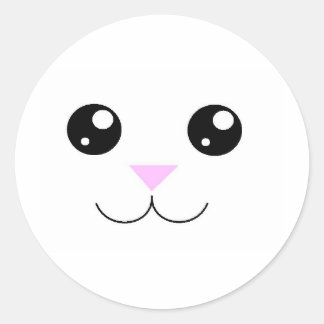 Adesivo Kawaii Animal Face