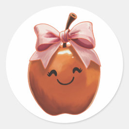 Adesivo Kawaii apple gift