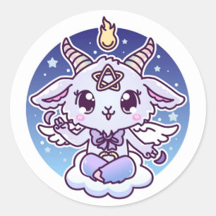 Adesivo Kawaii Baphomet