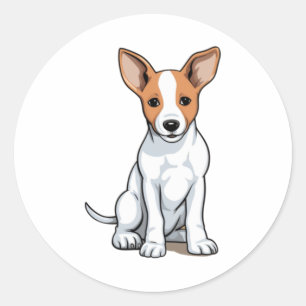 Adesivo Kawaii Basenji Puppy