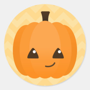 Adesivo Kawaii bonito Jack o'Lantern