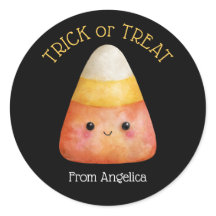 Kawaii Candy Corn Kids Halloween