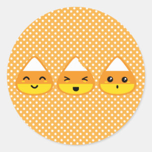 Adesivo Kawaii Candy Corn Stickers