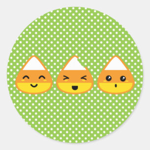 Adesivo Kawaii Candy Corn Stickers