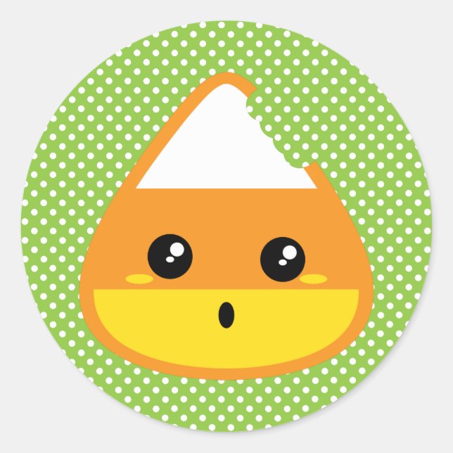 Adesivo Kawaii Candy Corn Stickers (Frente)