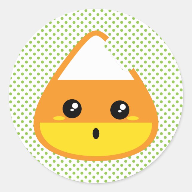 Adesivo Kawaii Candy Corn Stickers (Frente)