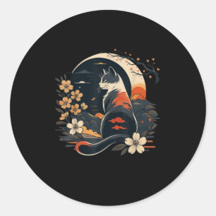 Adesivo Kawaii Cat Animes Japoneses Engraçados Artes Mulhe