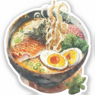 Adesivo Kawaii Coreano Ramen Stickers