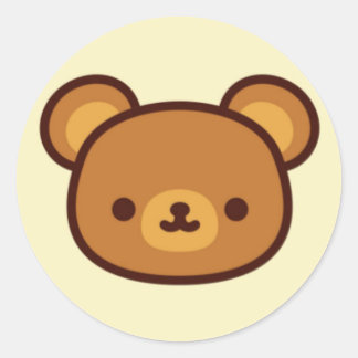 Adesivo Kawaii Cute Bear Sticker