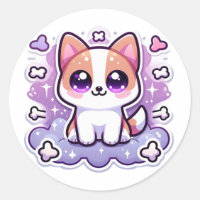Kawaii Cute Puppy Adorável Cartoon Cachorro Grande