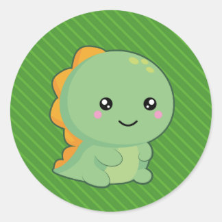 Adesivo Kawaii Dinosaur