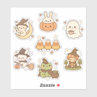 Adesivo Kawaii Halloween Sticker Pack