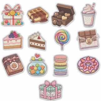 Adesivo Kawaii Happy Cloud Sticker – Cute Pastel Cartoon W
