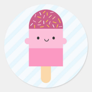 Adesivo Kawaii Ice Lolly / Popsicle