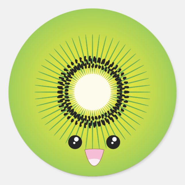 Adesivo Kawaii Kiwi (Frente)