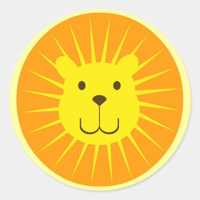 ADESIVO KAWAII LION SUNSHINE SWEETY (Frente)