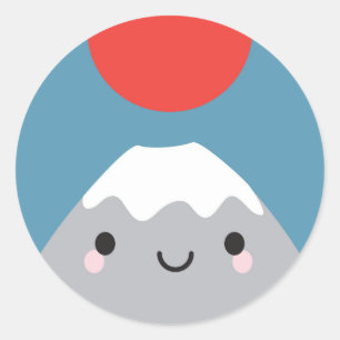 Adesivo Kawaii Mt Fuji San