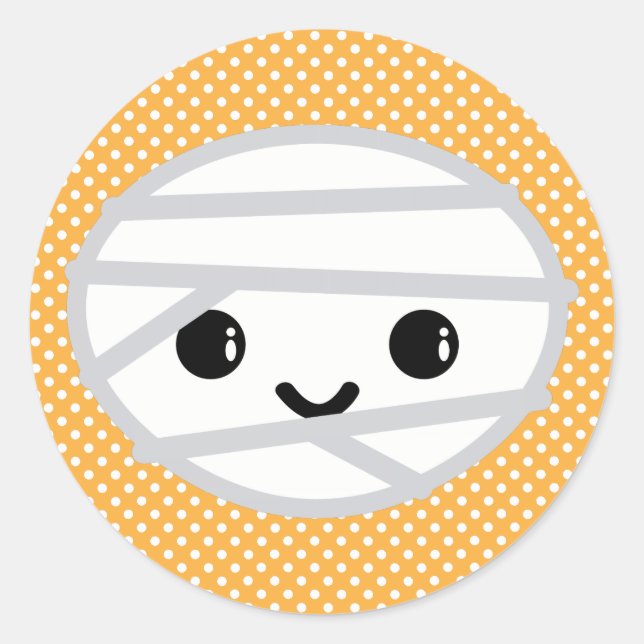 Adesivo Kawaii Mummy Stickers (Frente)