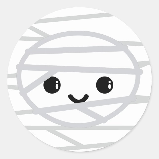 Adesivo Kawaii Mummy Stickers (Frente)